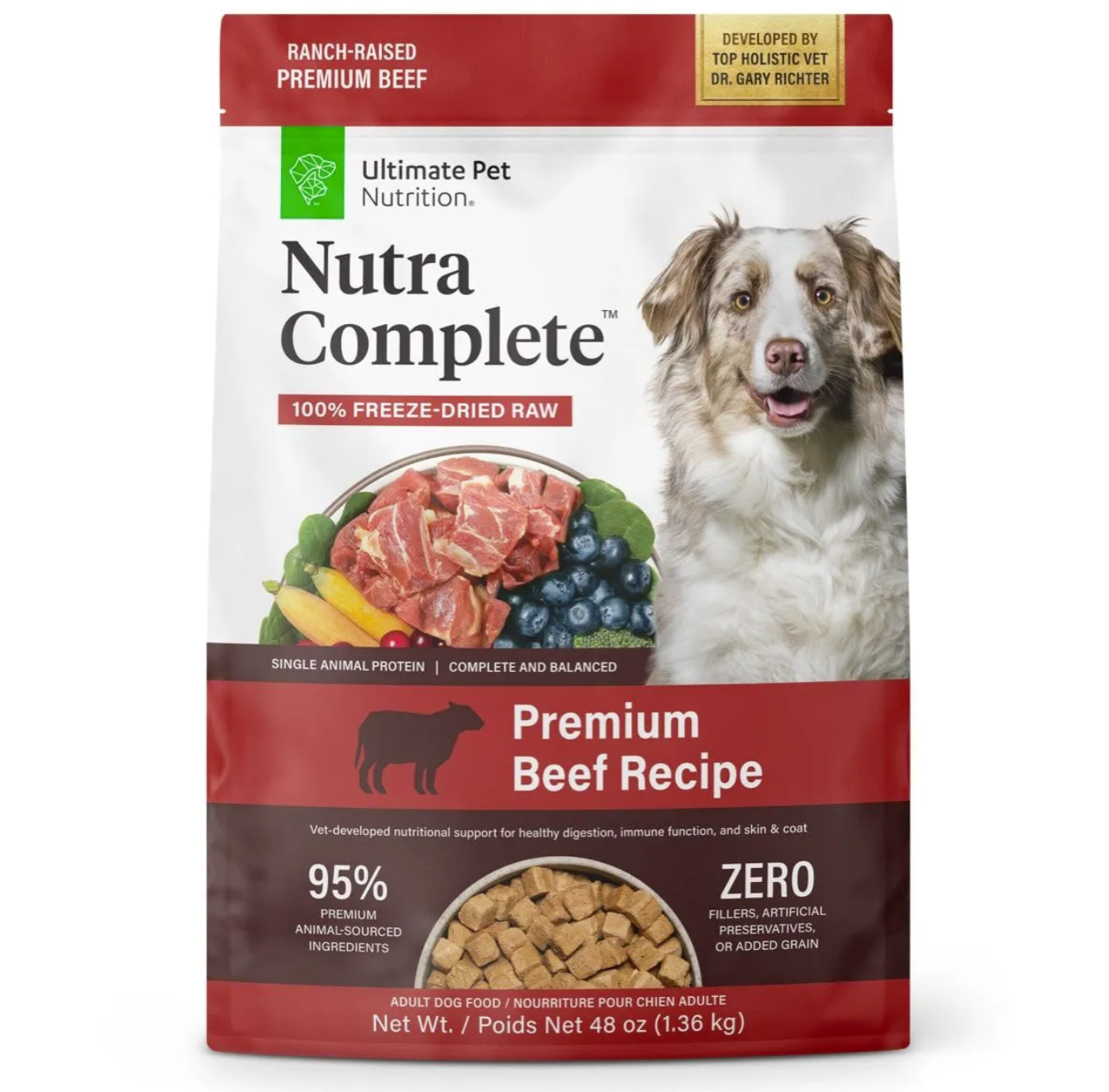 Ultimate Pet Nutrition Nutra Complete Beef 48oz