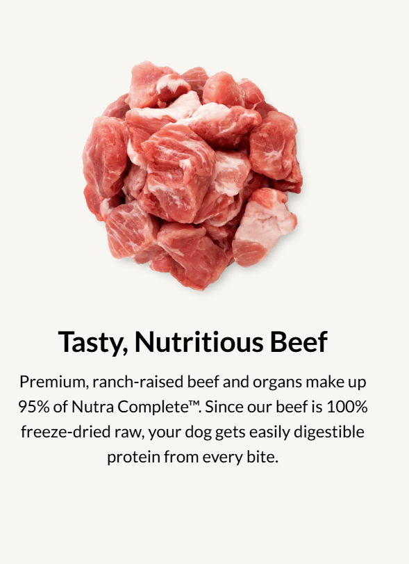 Ultimate Pet Nutrition Nutra Complete Beef 48oz