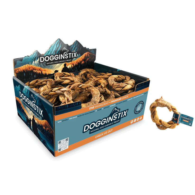 DogginStix Lamb Collagen Braided Ring