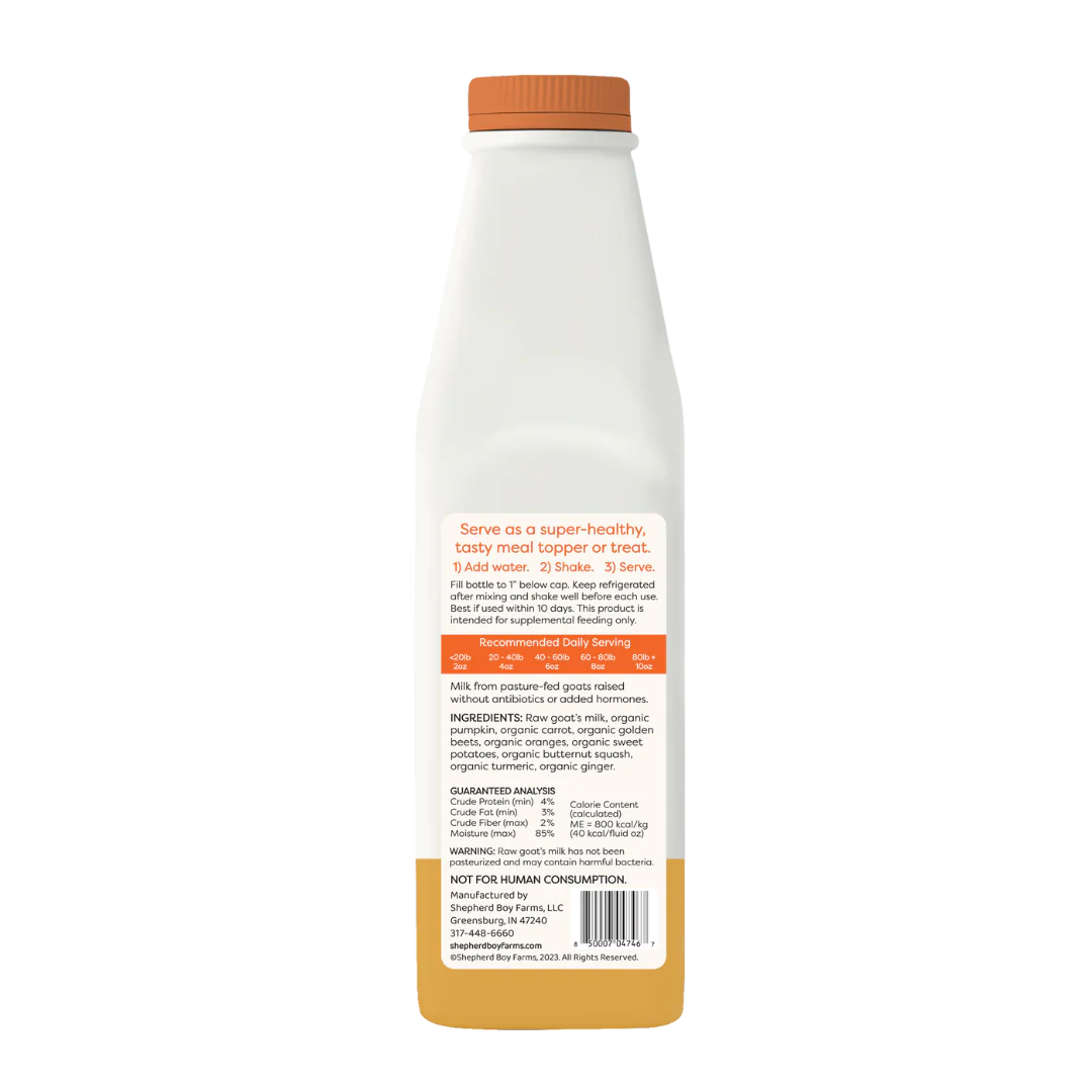 Shepherd Boy Farms FD Raw Golden Blend Goat's Milk