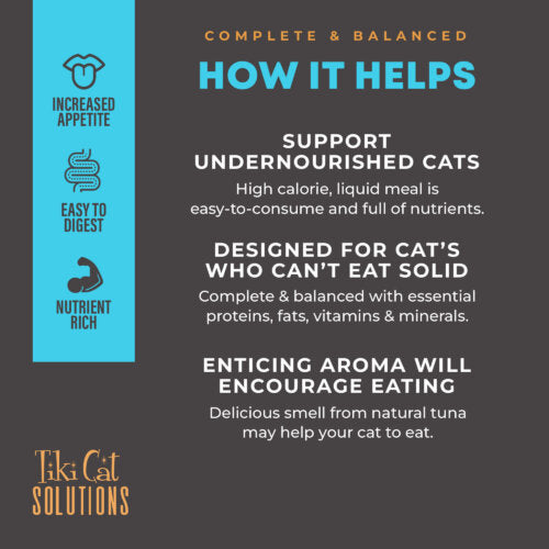 Tiki Cat Solutions Meal Replacer - Tuna in Goats Milk
