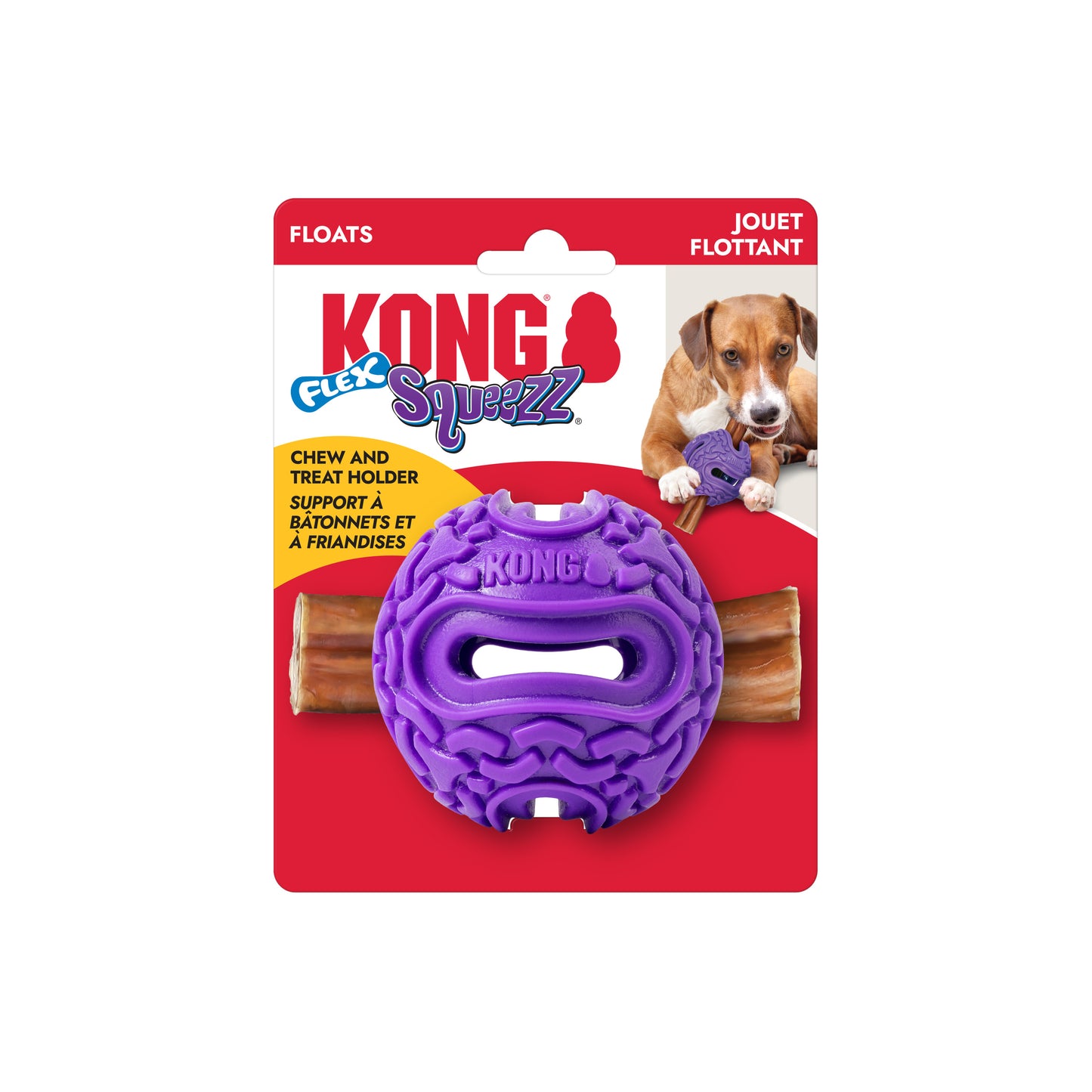 KONG Squeezz Flex Ball - 2 Sizes