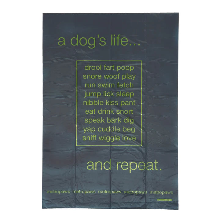 Metro Paws Degradable Poop Bags - 8 Rolls