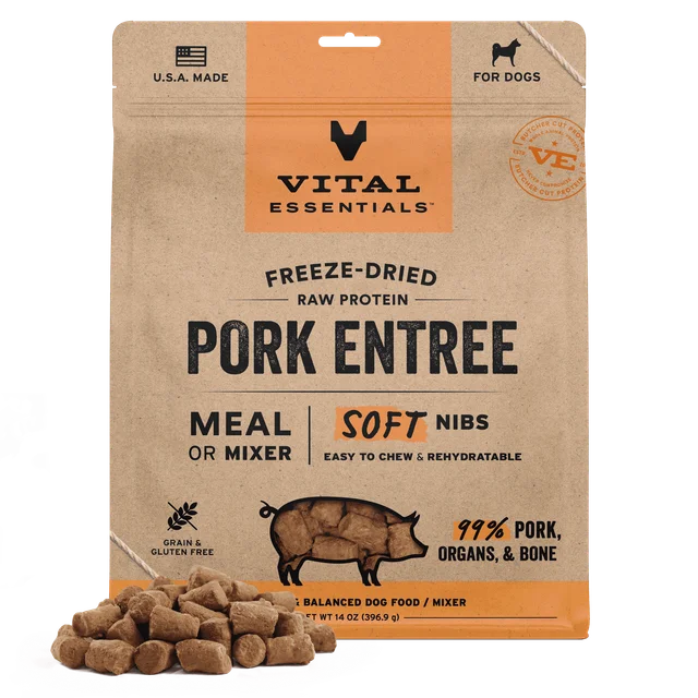 Vital Essentials Pork Entree Soft Nibs 14oz