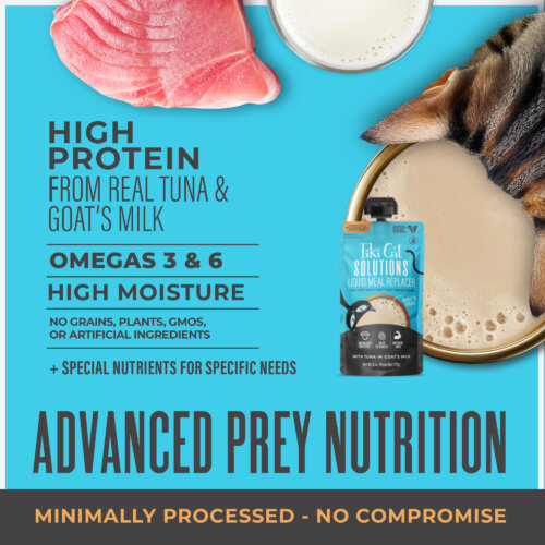 Tiki Cat Solutions Meal Replacer - Tuna in Goats Milk