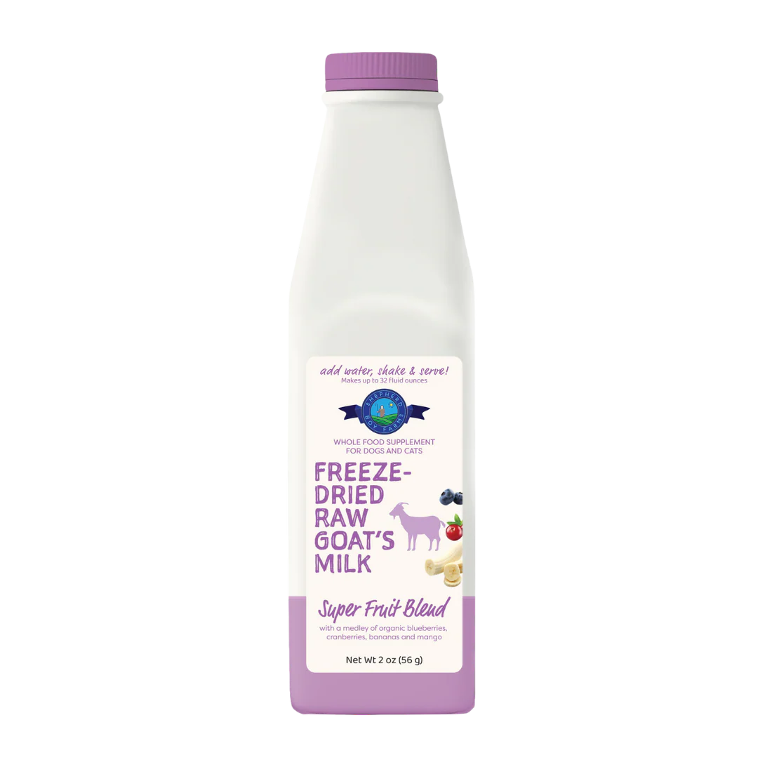 Shepherd Boy Farms FD Raw Super Fruit Blend Goat's Milk