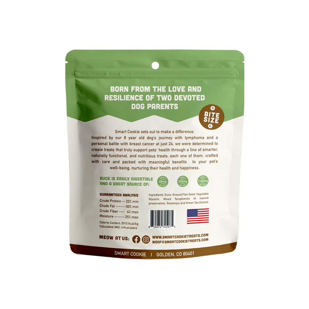 Smart Cookie Duck Jerky Cat Treats 2oz