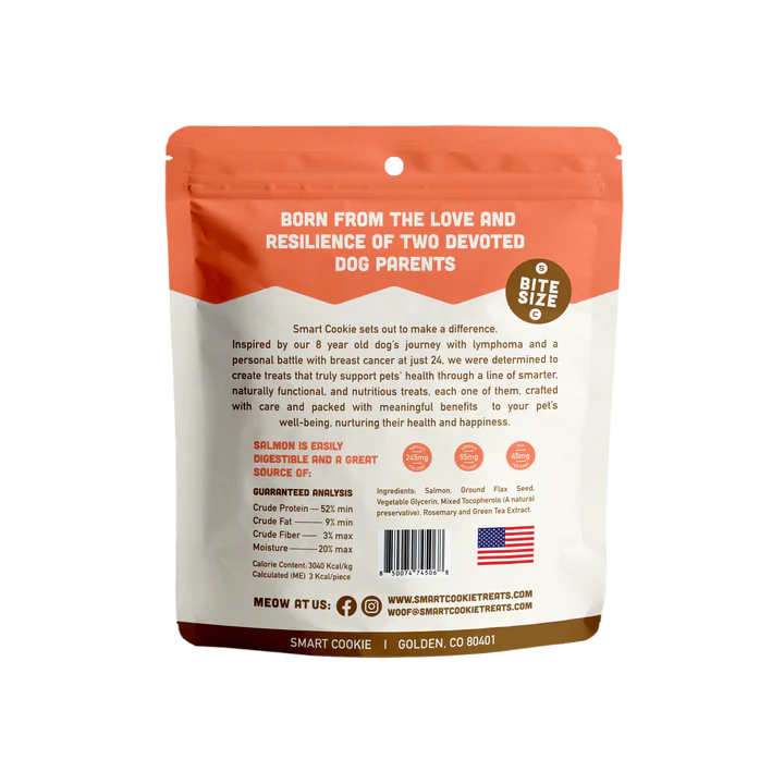 Smart Cookie Salmon Jerky Cat Treats 2oz