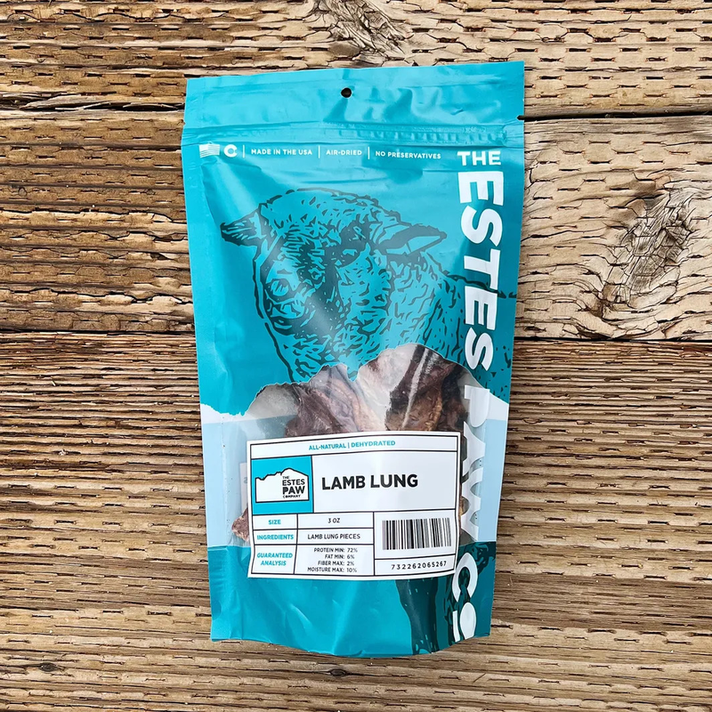 Estes Paw Lamb Lung 3oz Bag