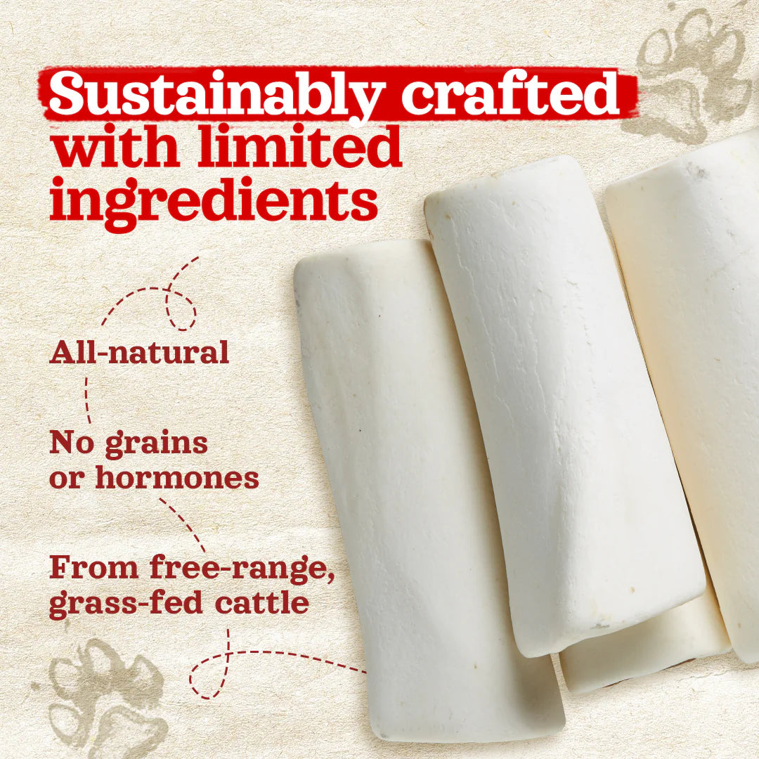 Natural Farm Stuffed Beef Bone 5"-6" - 2 Flavors