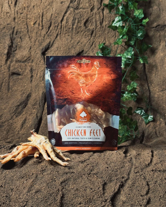 Furever Fierce Dehydrated Chicken Feet - 6 Count Bag