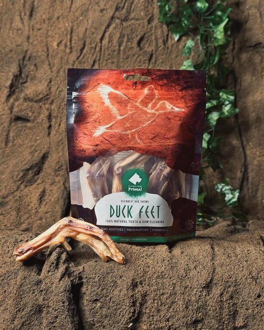 Furever Fierce Dehydrated Duck Feet - 6 Count Bag