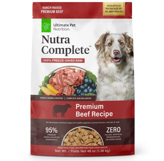 Ultimate Pet Nutrition Nutra Complete Beef 48oz