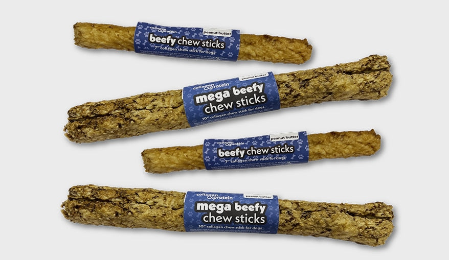 Frankley 7" Collagen Beefy Chew Stick - 5 Flavors
