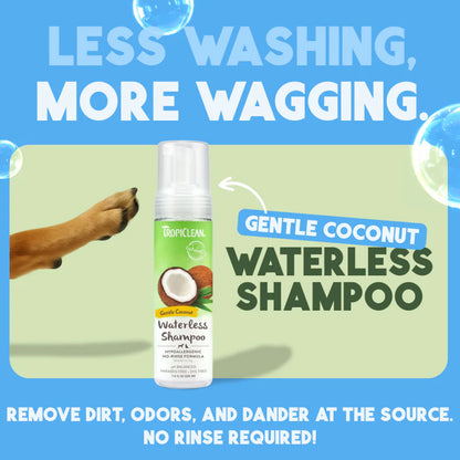 TropiClean Waterless Shampoo Coconut 7.4oz