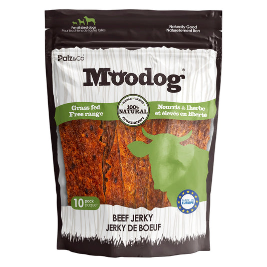 Palz & Co Moodog Beef Jerky 10 Pack