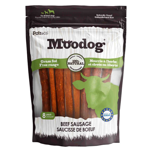 Palz & Co Moodog Beef Sausage 8 Pack