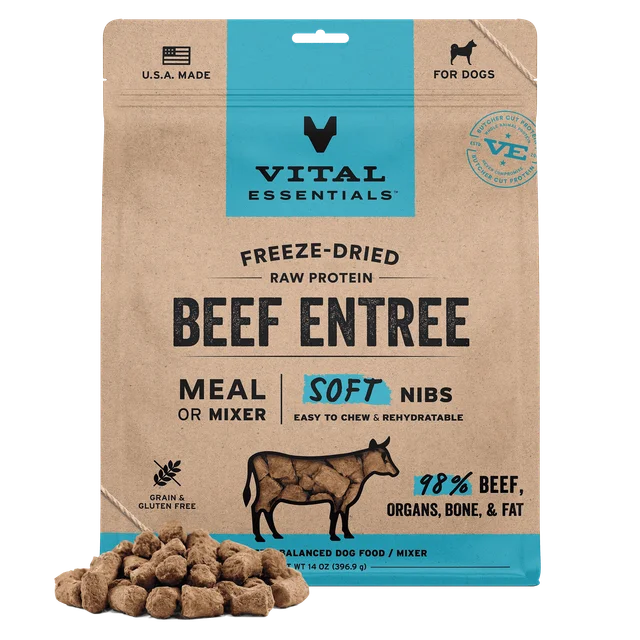 Vital Essentials Beef Entree Soft Nibs 14oz
