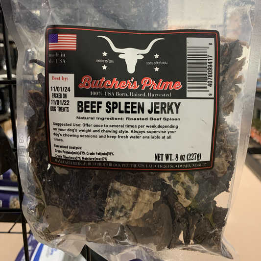 Butcher's Prime Beef Spleen Jerky 8oz
