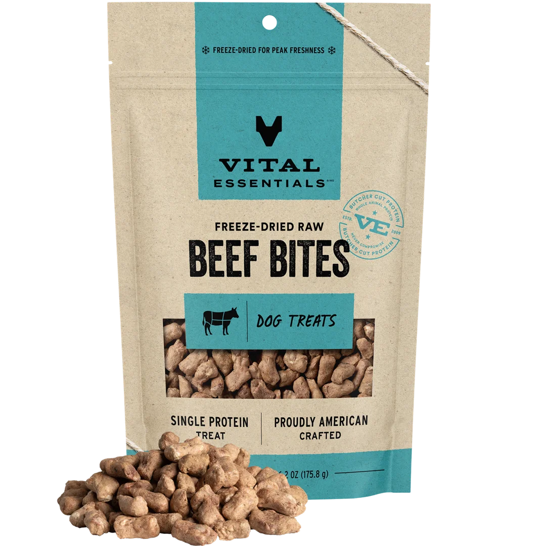 VITAL Essentials Beef Bites Dog Treats