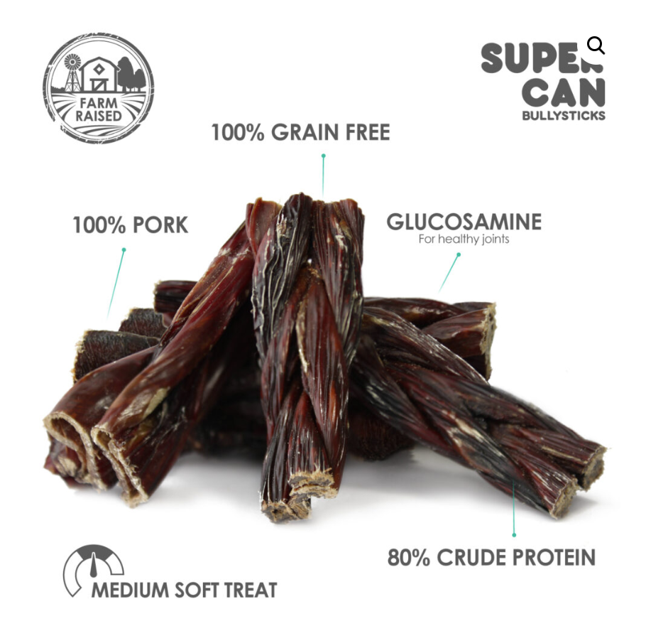 SuperCan 12" Braided Beef Gullet Stick