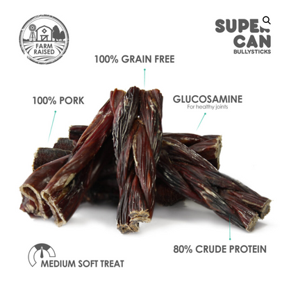 SuperCan 12" Braided Beef Gullet Stick