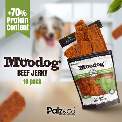 Palz & Co Moodog Beef Jerky 10 Pack