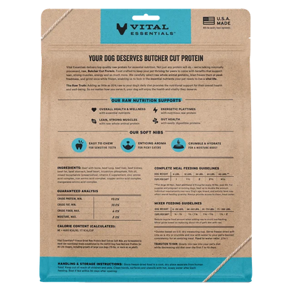 Vital Essentials Beef & Salmon Entree Soft Nibs 14oz