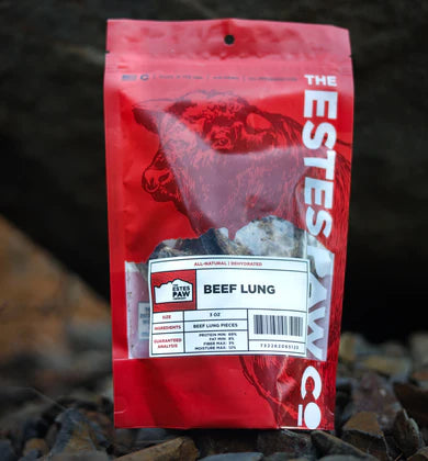 Estes Paw Beef Lung 3oz Bag