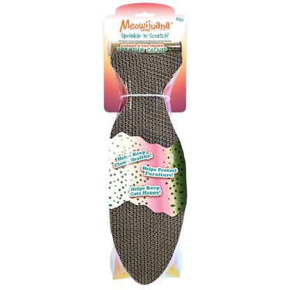 Meowijuana Rainbow Trout Cat Scratcher Toy