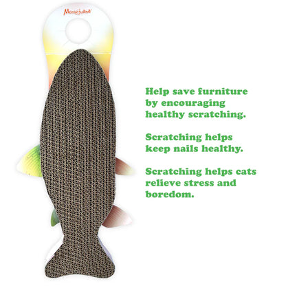 Meowijuana Rainbow Trout Cat Scratcher Toy
