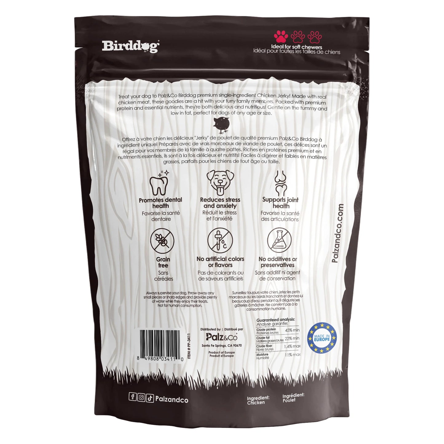 Palz & Co BirdDog Chicken Jerky 10 Pack