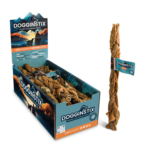 DogginStix 12" Braided Beef Tripe