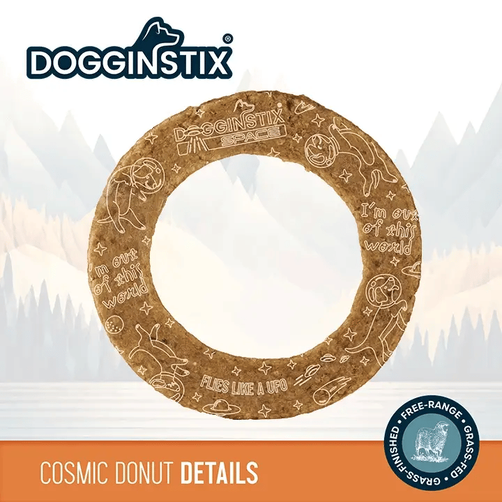 Dogginstix Space Lamb Collagen Donut