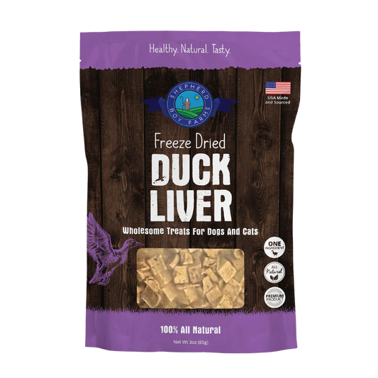 Shepherd Boy Farms FD Duck Liver Treats 3oz