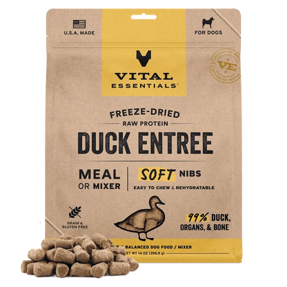 Vital Essentials Duck Entree Soft Nibs 14oz