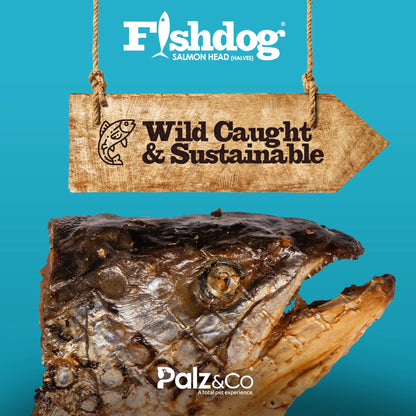 Palz & Co Fishdog Salmon Head (halves) - 4.5 oz