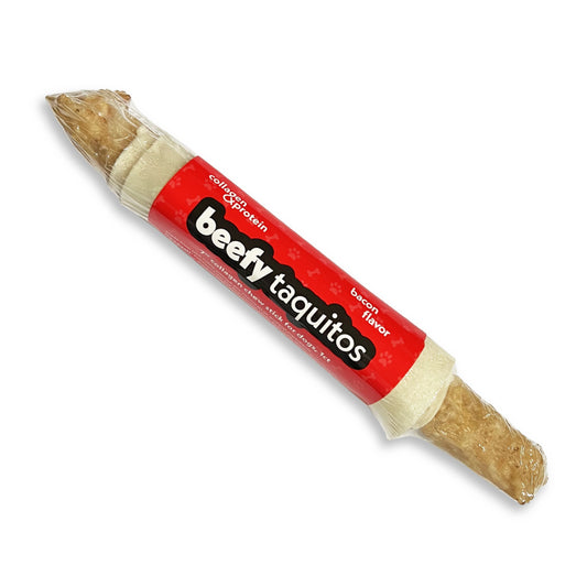 Frankly Mega Beefy Taquitos 10" Bacon Flavor