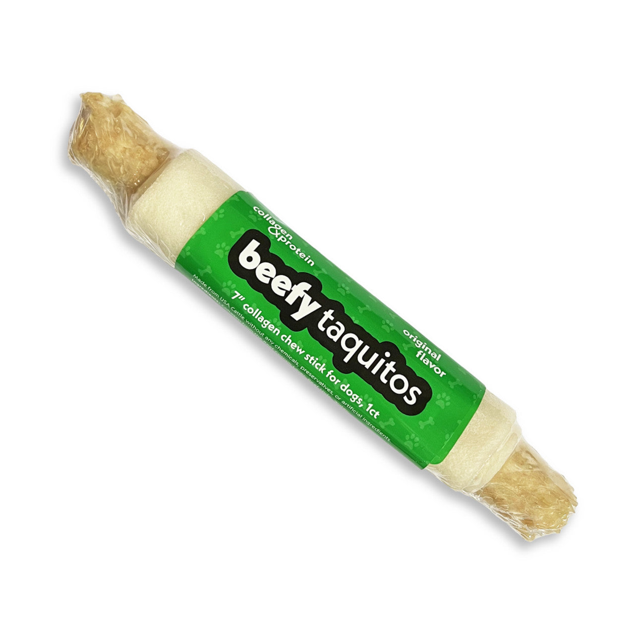 Frankly 7" Beefy Taquitos Collagen Chews - 5 Flavors