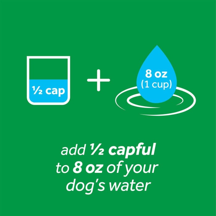 TropiClean Fresh Breath Dental Water Additive for Dogs, 8oz bottle