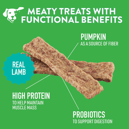 DogsWell Gut Health Jerky Treats, Lamb 10oz
