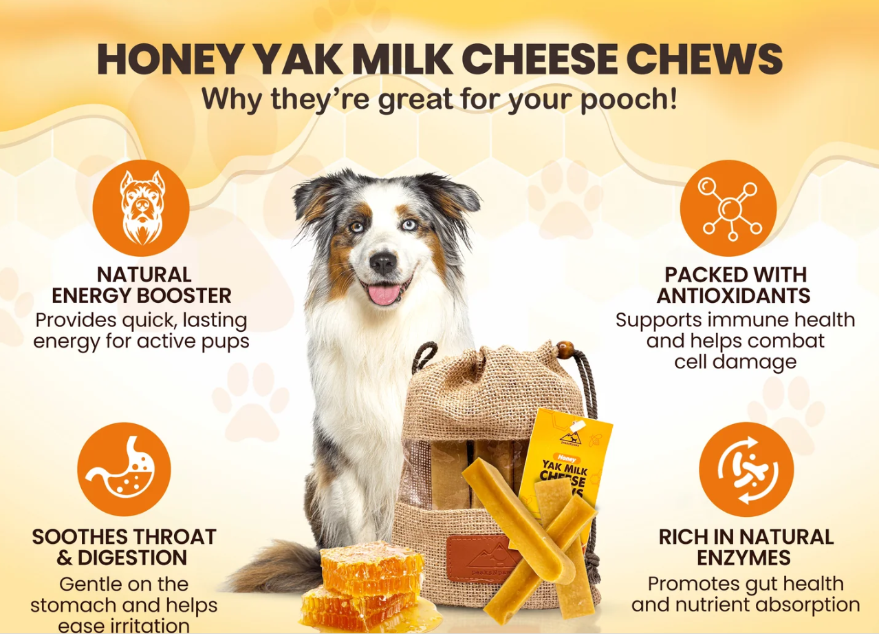 PeakNPaws Honey Yak Chew
