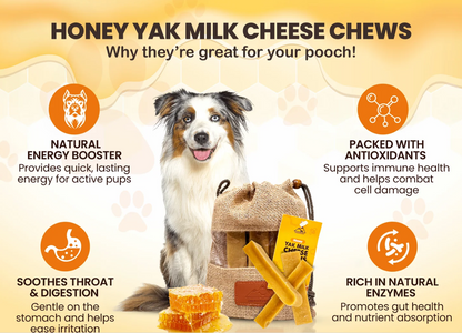 PeakNPaws Honey Yak Chew