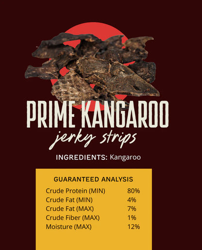 Outback Bones Prime Kangaroo Jerky Strips