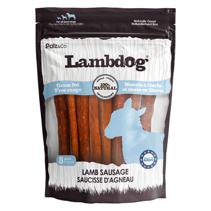 Palz & Co LambDog Lamb Sausage 8 Pack