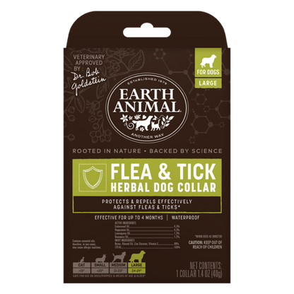 Earth Animal Dog Flea & Tick Collars S, M, L
