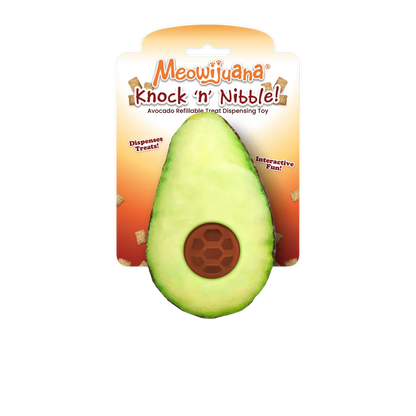 Meowijuana Avocado Treat Dispensing Toy