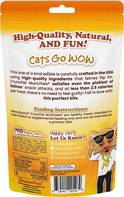 Meowijuana Crunchie Munchies Chicken Cat Treats