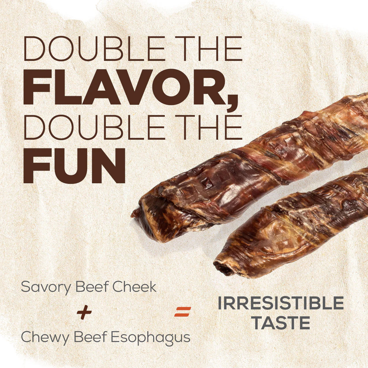 Natural Farm 12" Power Beef Stick Dog Treat