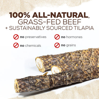 Natural Farm 12" Power Fish Stick Dog Treat